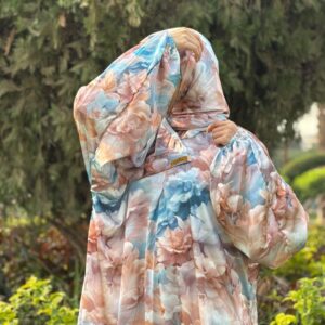 إسدال satin اسود (نسخة)